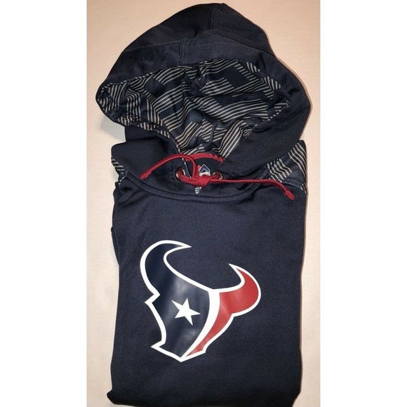 Majestic Houston Texans Blue Hoodie Men’s Medium - Picture 8 of 8